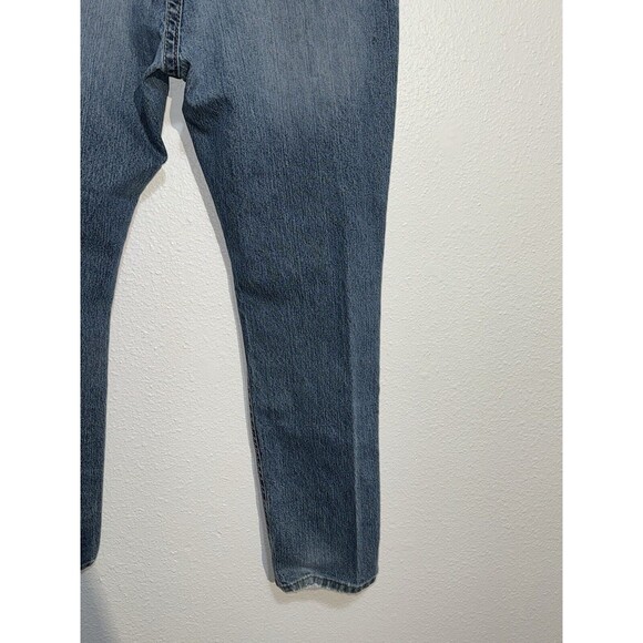 MEN'S ARIAT M4 STRAIGHT STOCKTON DENIM JEANS Light Wash 44 X 34 Faded Distressed - Picture 12 of 16